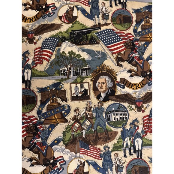 Robert Kaufman Patriotic Fabric DT 1454 44" x 341" Quilting New Americana USA - Picture 2 of 9